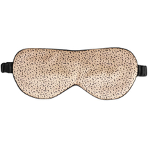 Máscara de dormir de satén de seda lavable 100 real con patrón de leopardo de etiqueta privada con los ojos vendados a granel