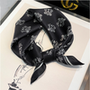 Bufandas de lujo de seda 100% puros personalizadas con impresión digital del logotipo