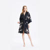 16/19/22 mm de seda de mulberry seda personalizada con túnica kimono estampada para mujeres para mujeres